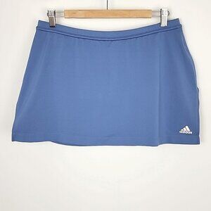Adidas Clima 365 Women's Skort Skirt Blue Stretch Tennis Running Size Large